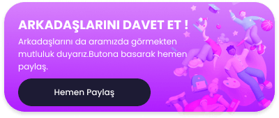 Arkadaş davet kartı